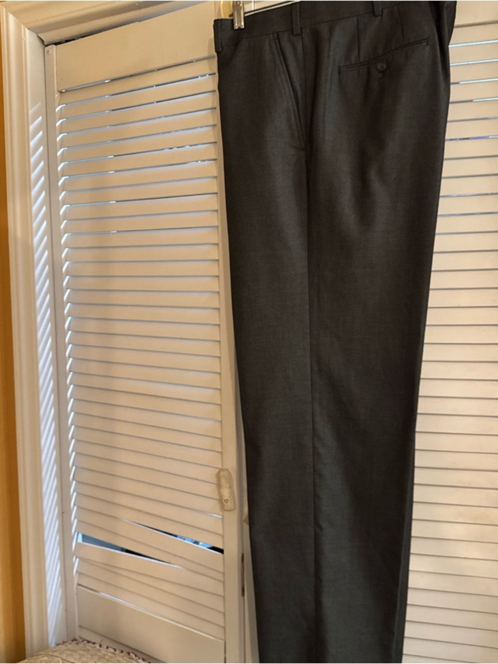 Andrew Fezza Men's Dress Pants in Dark Gray